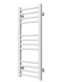 Полотенцесушитель водяной Deffi Lima П12 400х800 боковое левое подключение белый A.LI.80.40.12.W.B