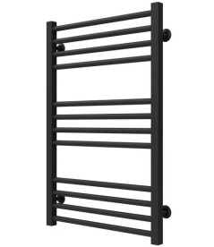 Сушка для рушників водяна Deffi Lima П12 500х800 бічне праве підключення чорний A.LI.80.50.12.B.C