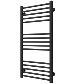 Сушка для рушників водяна Deffi Lima П15 500х1000 нижнє підключення чорний A.LI.100.50.15.B.A