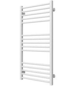 Полотенцесушитель водяной Deffi Lima П15 500х1000 боковое левое подключение белый A.LI.100.50.15.W.B