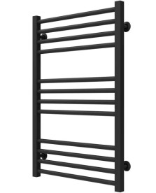 Сушка для рушників водяна Deffi Lima П12 600х800 нижнє підключення чорний A.LI.80.60.12.B.A