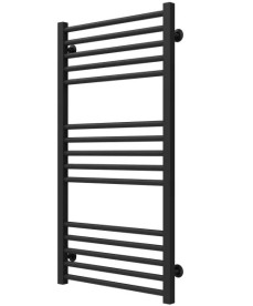 Сушка для рушників водяна Deffi Lima П15 600х1000 нижнє підключення чорний A.LI.100.60.15.B.A