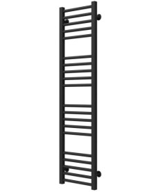 Сушка для рушників водяна Deffi Lima П20 400х1300 бокове праве підключення чорний A.LI.130.40.20.B.C