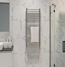 Сушка для рушників водяна Deffi Lima П25 400х1600 нижнє підключення хром A.LI.160.40.25.C.A