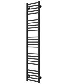 Полотенцесушитель водяной Deffi Lima П25 400х1600 боковое правое подключение черный A.LI.160.40.25.B.C