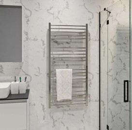 Полотенцесушитель водяной Deffi Lima П20 600х1300 нижнее подключение хром A.LI.130.60.20.C.A