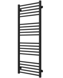 Полотенцесушитель водяной Deffi Lima П20 600х1300 боковое правое подключение черный A.LI.130.60.20.B.C