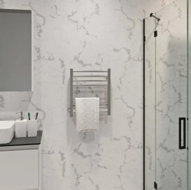 Полотенцесушитель водяной Deffi Lima П8 400х500 нижнее подключение хром A.LI.50.40.8.C.A