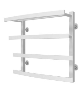 Полотенцесушитель водяной Deffi Lotos П4 400х500 боковое правое подключение белый A.LO.50.40.4.W.C