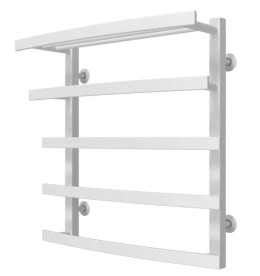 Полотенцесушитель водяной Deffi Lotos П5 500х600 нижнее подключение белый A.LO.60.50.5.W.A