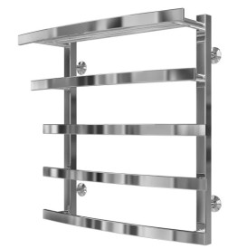 Полотенцесушитель водяной Deffi Lotos П5 500х600 боковое правое подключение хром A.LO.60.50.5.C.C