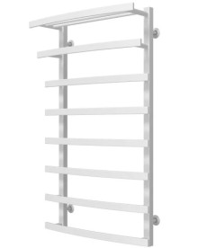 Полотенцесушитель водяной Deffi Lotos П8 500х1000 боковое правое подключение белый A.LO.100.50.8.W.C