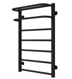 Сушка для рушників водяна Deffi Lux Hotel П7 400х800 бічне ліве підключення чорний A.LH.80.40.7.B.B