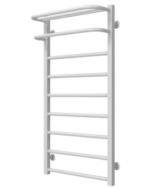 Полотенцесушитель водяной Deffi Lux Hotel П9 400х1000 боковое левое подключение белый A.LH.100.40.9.W.B