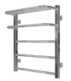 Сушка для рушників водяна Deffi Lux Hotel П5 600х600 бокове ліве підключення хром A.LH.60.60.5.C.B