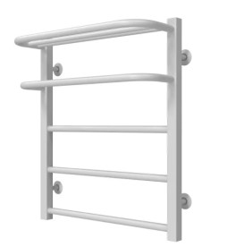 Полотенцесушитель водяной Deffi Lux Hotel П5 600х600 боковое правое подключение белый A.LH.60.60.5.W.C