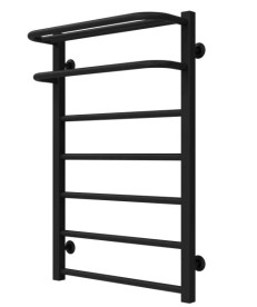 Полотенцесушитель водяной Deffi Lux Hotel П7 600х800 нижнее подключение черный A.LH.80.60.7.B.A