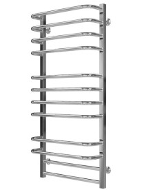 Полотенцесушитель водяной Deffi Lux П12 600х1100 боковое левое подключение хром A.LU.110.60.12.C.B