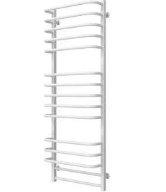 Полотенцесушитель водяной Deffi Lux П15 400х1400 боковое левое подключение белый A.LU.140.40.15.W.B