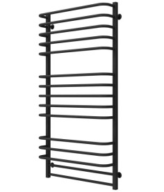 Сушка для рушників водяна Deffi Lux П15 700х1400 бічне праве підключення чорний A.LU.140.70.15.B.C