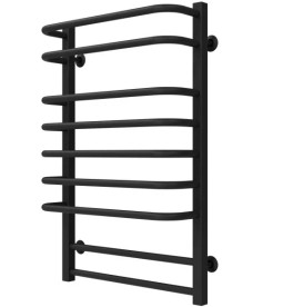 Полотенцесушитель водяной Deffi Lux П9 400х800 нижнее подключение черный A.LU.80.40.9.B.A