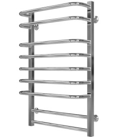 Полотенцесушитель водяной Deffi Lux П9 600х800 нижнее подключение хром A.LU.80.60.9.C.A