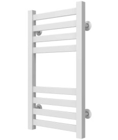 Сушка для рушників водяна Deffi Magnus П8 300х600 нижнє підключення білий A.MA.60.30.8.W.A