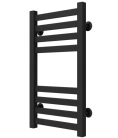 Сушка для рушників водяна Deffi Magnus П8 300х600 бічне праве підключення чорний A.MA.60.30.8.B.C