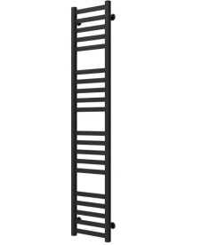 Полотенцесушитель водяной Deffi Magnus П20 300х1600 боковое левое подключение черный A.MA.160.30.20.B.B