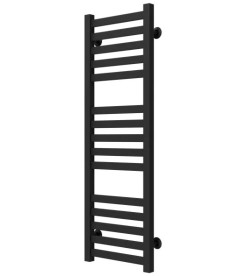 Сушка для рушників водяна Deffi Magnus П15 400х1000 нижнє підключення чорний A.MA.100.40.15.B.A