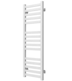 Сушка для рушників водяна Deffi Magnus П15 400х1000 бічне праве підключення білий A.MA.100.40.15.W.C