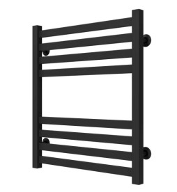 Полотенцесушитель водяной Deffi Magnus П8 500х600 боковое правое подключение черный A.MA.60.50.8.B.C