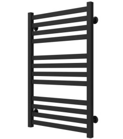 Сушка для рушників водяна Deffi Magnus П12 500х800 нижнє підключення чорний A.MA.80.50.12.B.A