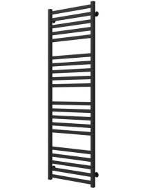 Сушка для рушників водяна Deffi Magnus П20 600х1600 нижнє підключення чорний A.MA.160.60.20.B.A