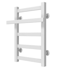 Сушка для рушників водяна Deffi Nicolе П5 300х500 бічне ліве підключення білий A.NI.50.30.5.W.B