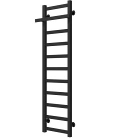 Сушка для рушників водяна Deffi Nicolе П11 300х1200 нижнє підключення чорний A.NI.120.30.11.B.A
