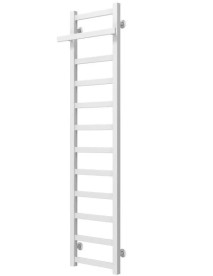 Сушка для рушників водяна Deffi Nicolе П12 300х1400 нижнє підключення білий A.NI.140.30.12.W.A
