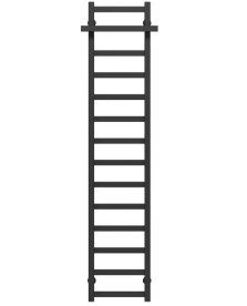Полотенцесушитель водяной Deffi Nicolе П14 300х1600 боковое правое подключение черный A.NI.160.30.14.B.C
