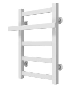 Сушка для рушників водяна Deffi Nicolе П5 400х500 нижнє підключення білий A.NI.50.40.5.W.A