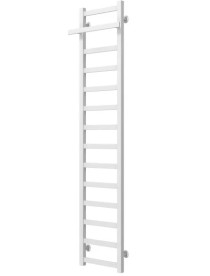 Полотенцесушитель водяной Deffi Nicolе П14 400х1600 боковое правое подключение белый A.NI.160.40.14.W.C