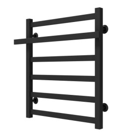 Сушка для рушників водяна Deffi Nicolе П6 500х600 нижнє підключення чорний A.NI.60.50.6.B.A