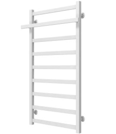 Сушка для рушників водяна Deffi Nicolе П9 500х1000 бічне ліве підключення білий A.NI.100.50.9.W.B