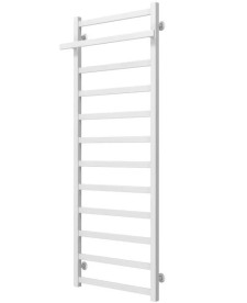 Полотенцесушитель водяной Deffi Nicolе П12 500х1400 боковое правое подключение белый A.NI.140.50.12.W.C