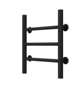 Сушка для рушників водяна Deffi Оріон П3 200х400 нижнє підключення чорний C.OR.40.20.3.B.A
