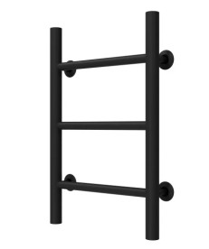 Полотенцесушитель водяной Deffi Орион П3 200х500 боковое правое подключение черный C.OR.50.20.3.B.C