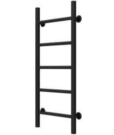 Полотенцесушитель водяной Deffi Орион П5 200х800 боковое правое подключение черный C.OR.80.20.5.B.C