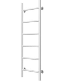 Полотенцесушитель водяной Deffi Орион П6 200х1000 боковое правое подключение белый C.OR.100.20.6.W.C