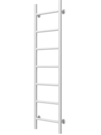 Сушка для рушників водяна Deffi Оріон П7 200х1200 бічне ліве підключення білий C.OR.120.20.7.W.B