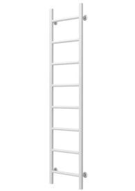 Сушка для рушників водяна Deffi Оріон П8 200х1400 бічне ліве підключення білий C.OR.140.20.8.W.B