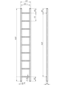 Сушка для рушників водяна Deffi Оріон П9 200х1600 бічне праве підключення чорний C.OR.160.20.9.B.C